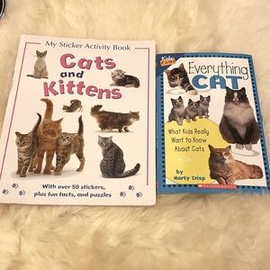 ✨B2G2✨ Sticker Cat and Kitten Activity Book Bundle